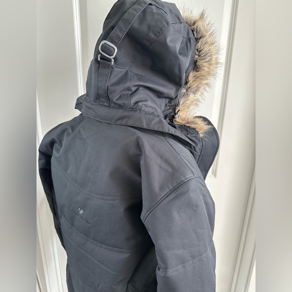 Obermeyer Sz Sm4 Women’s Black Ski Jacket Tuscany fur hood *Excellent Condition* - Picture 7 of 8